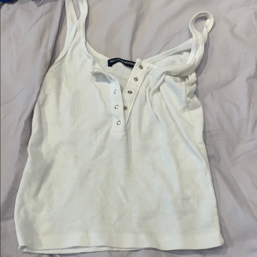 White brandy tank